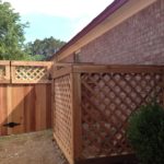 before installing fence