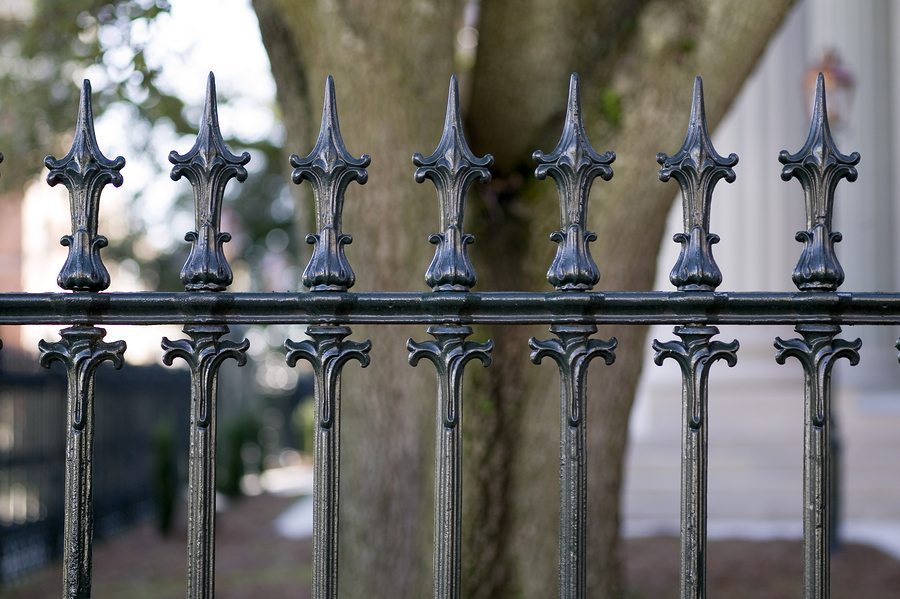 What is a wrought iron fence good for?