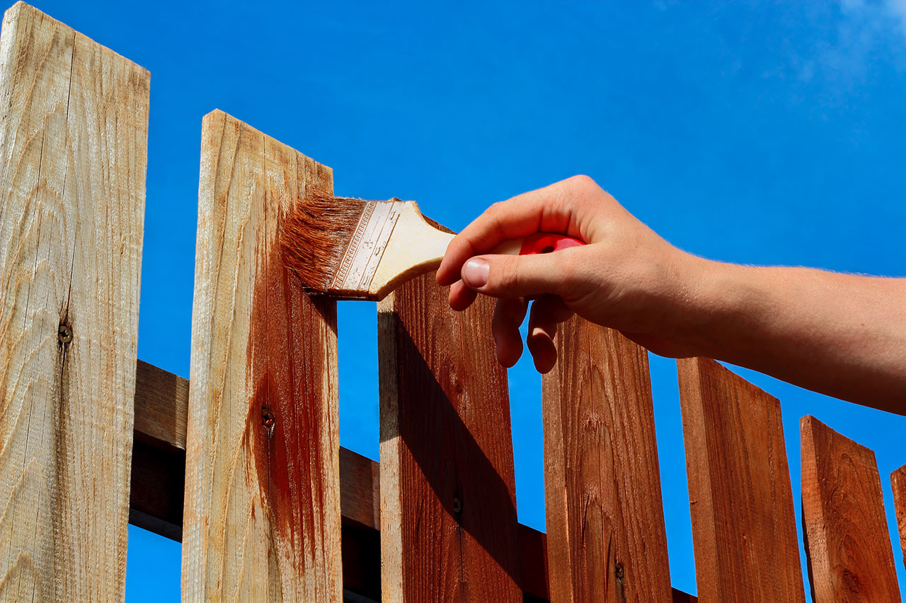 Paint or Stain My Wood Fence