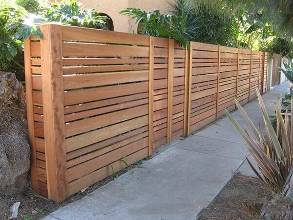 wooden fence