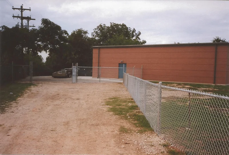 Commercial fence installed by B.C. Fence in Austin, TX