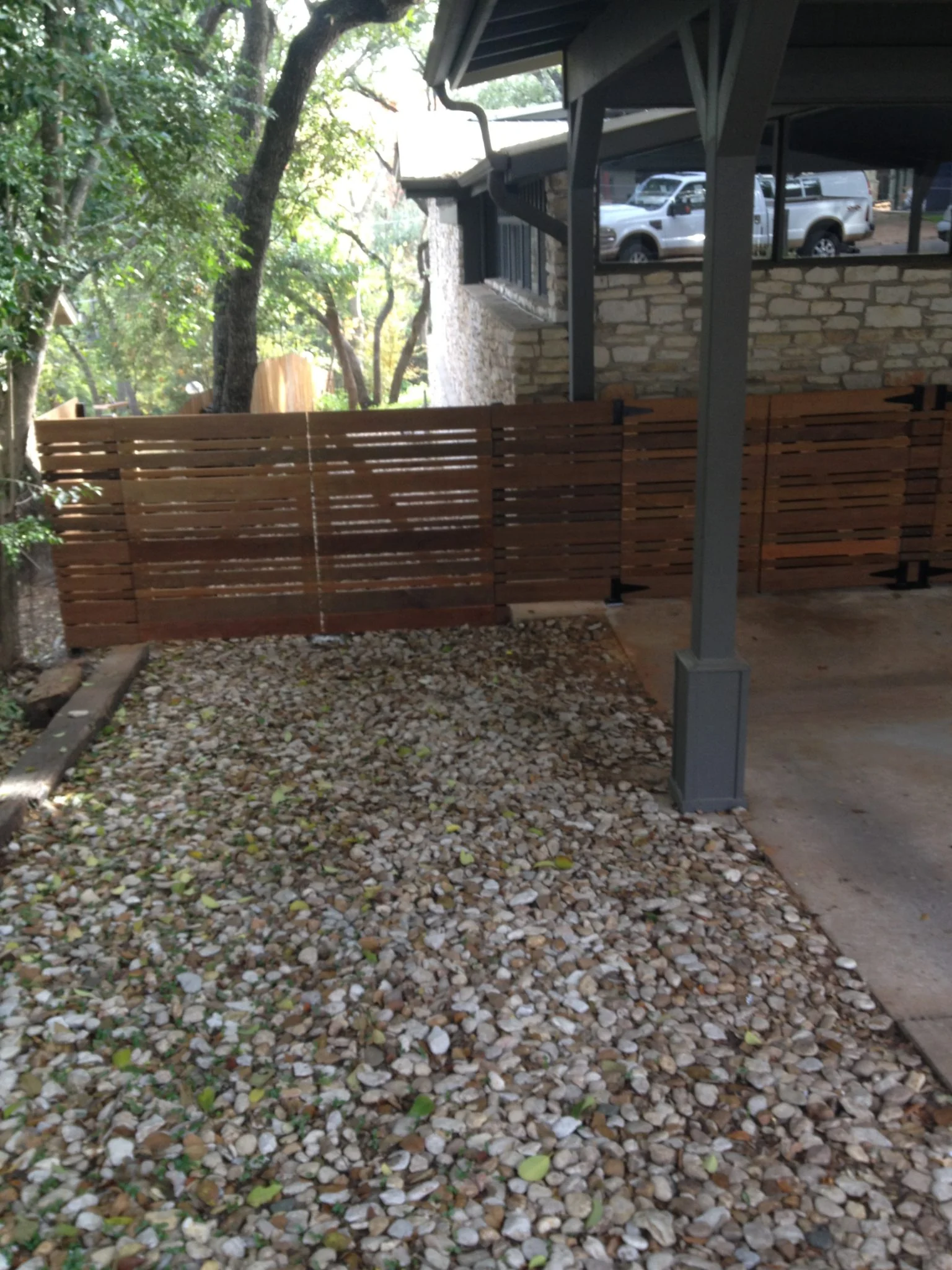 Custom fence and gate built by B.C. Fence Austin, Cedar Park, TX