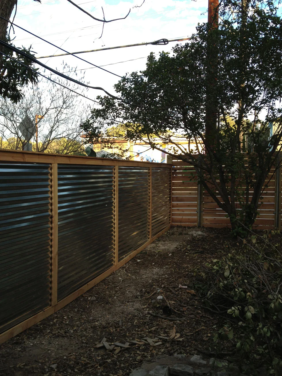 Residential fence installed by B.C. Fence in the Austin area