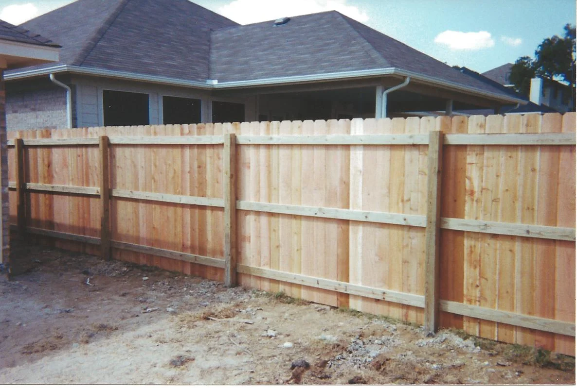 Residential fence installed by B.C. Fence Austin in the Austin area