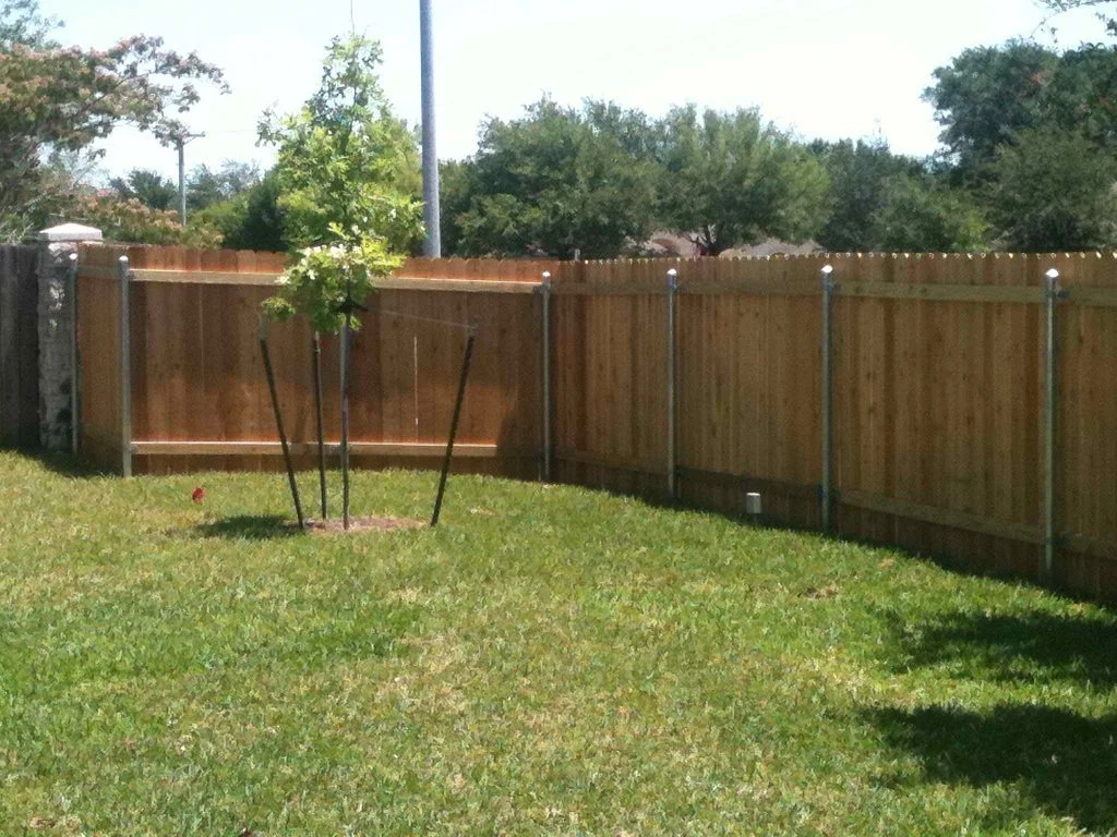 Residential fence installed by B.C. Fence in the Austin area