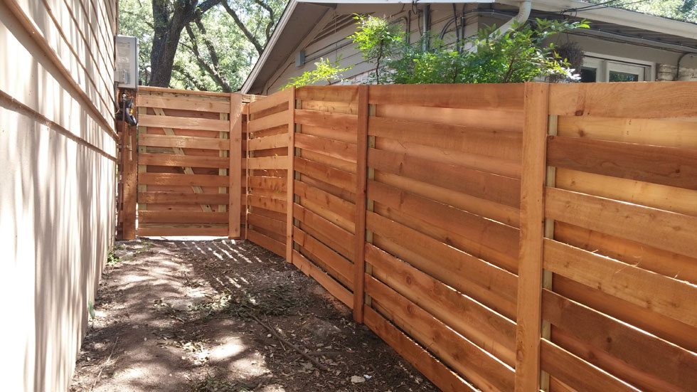 redwood fence