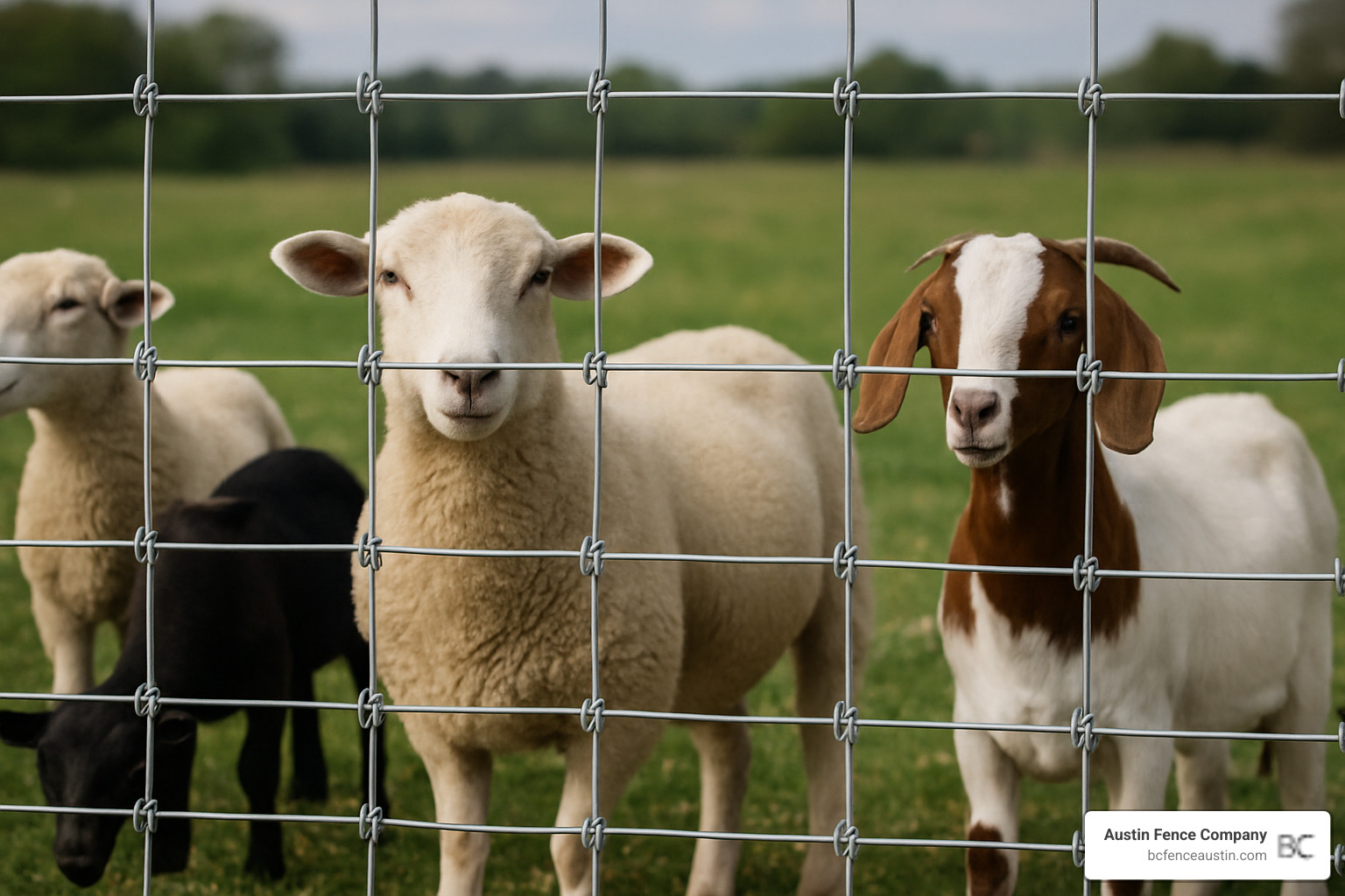 sheep and goat containment fence with fixed-knot design - farm fencing solutions sheep and goat containment fence with fixed-knot design - farm fencing solutions