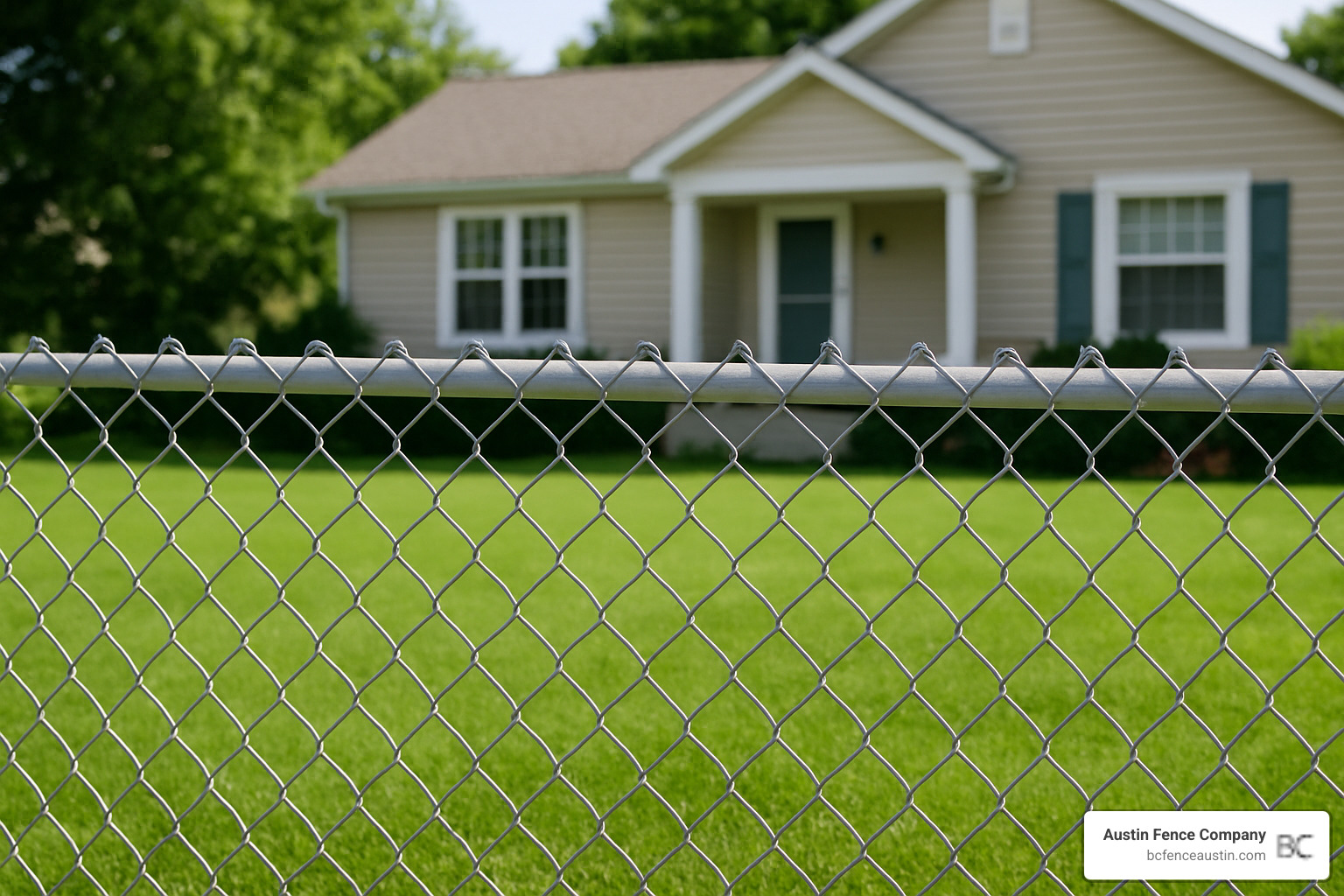 chain link fence installed in a property - Chain link fence installation tips
