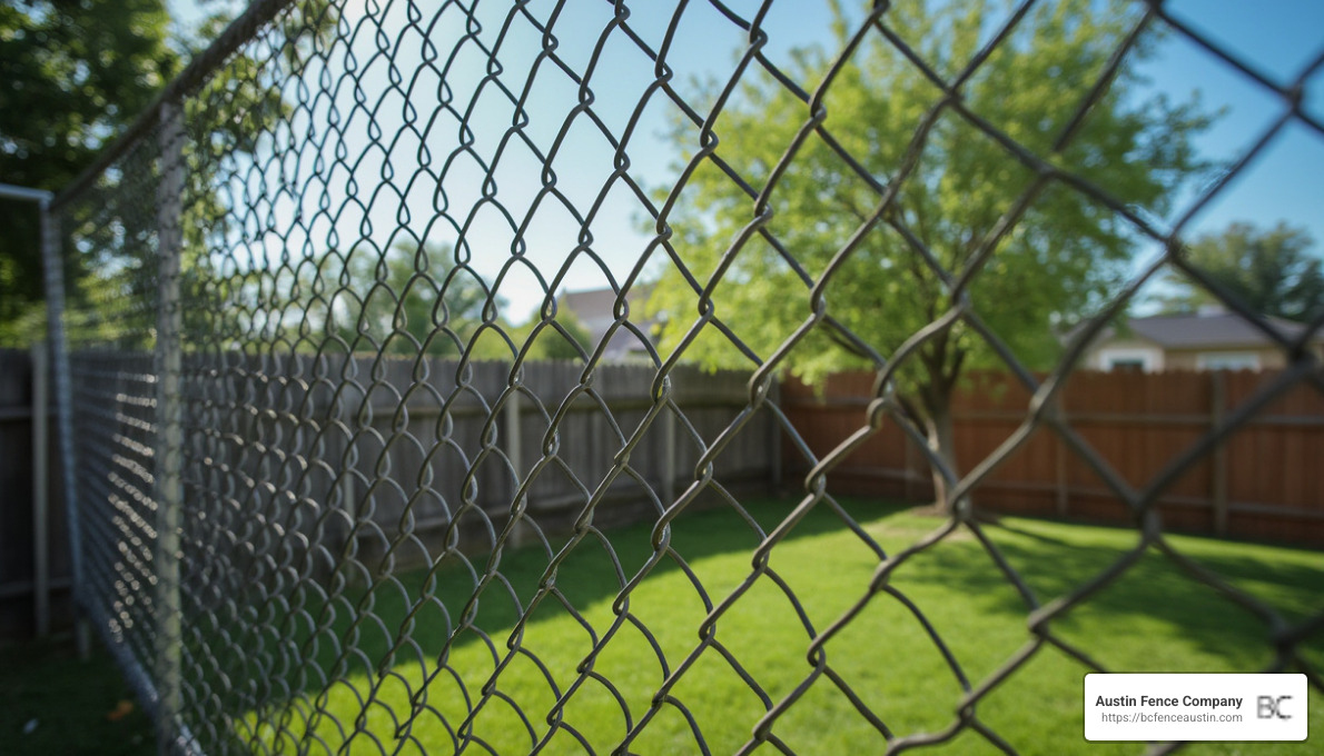 Chain Link Fence near Yard - cost of chain link fence Chain Link Fence near Yard - cost of chain link fence