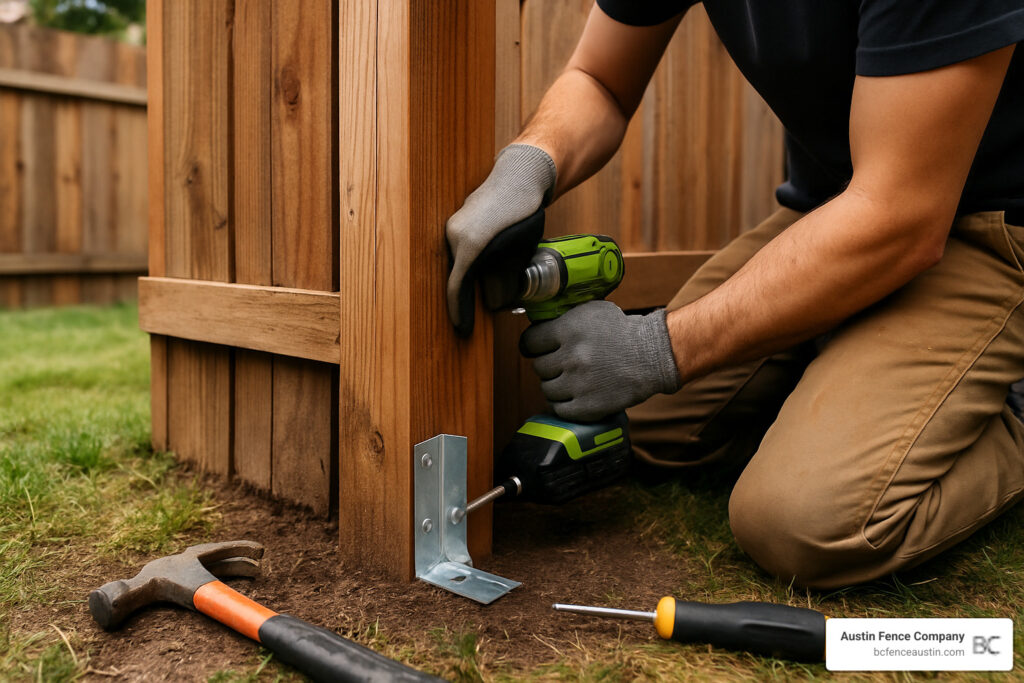 How to Reinforce Fence Posts and Strengthen Your Fence at the Same Time