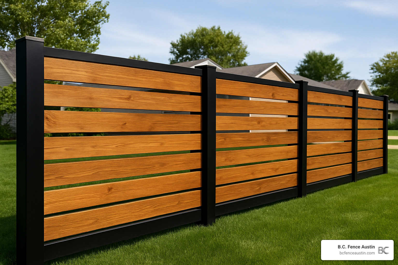 metal wood fence - metal wood fence